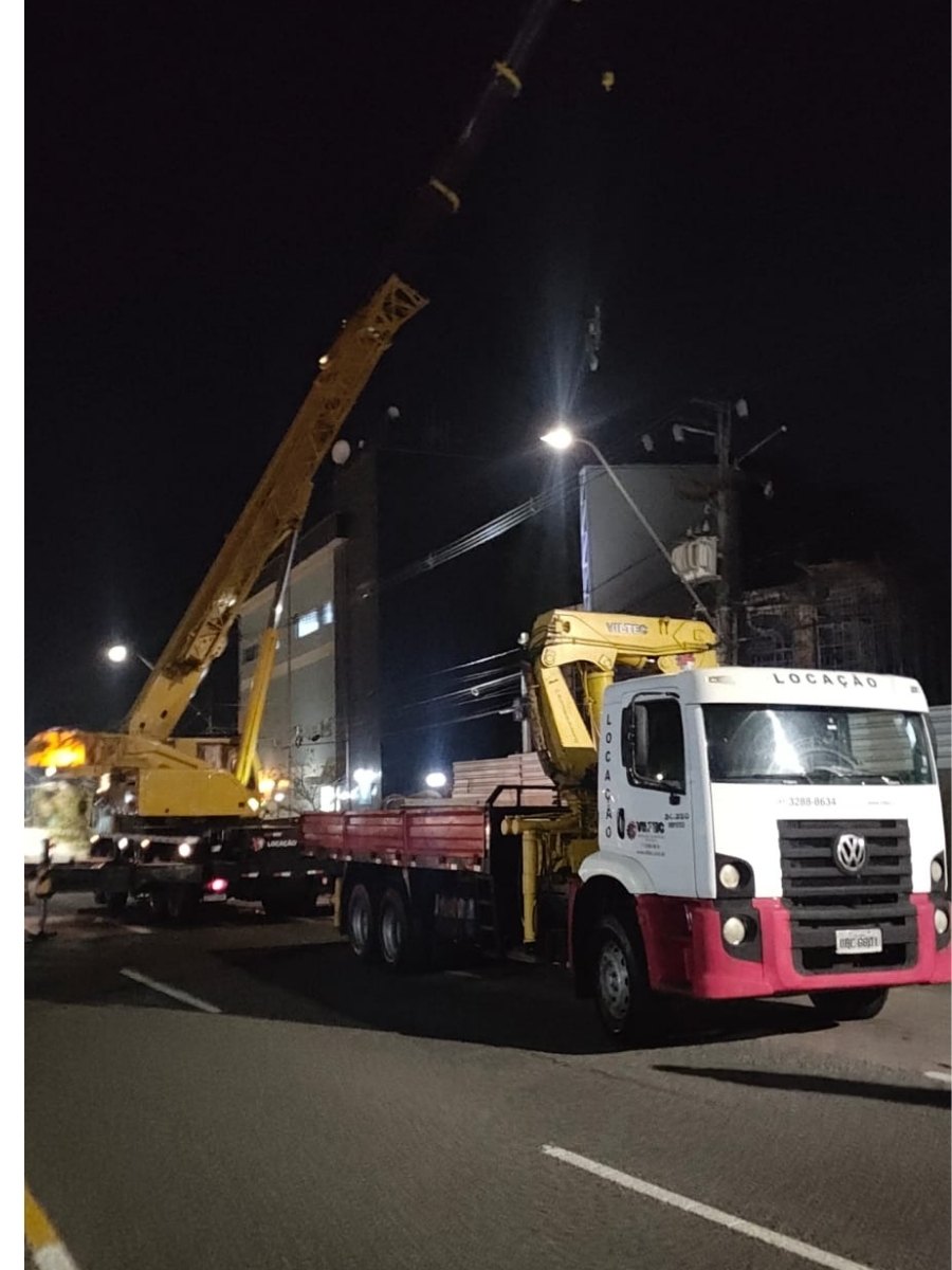 Trabalho realizado pela TGML com equipamentos de movimentação e transporte de cargas